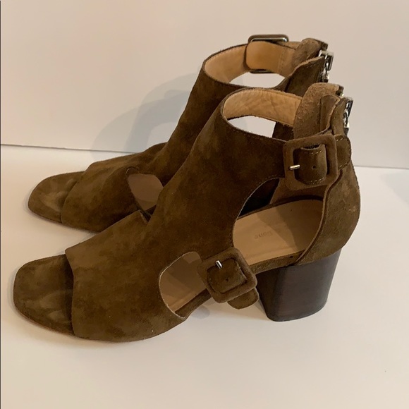 Rag & Bone Brown 'matteo' Block Heel Sandals 5/35 - Picture 2 of 10